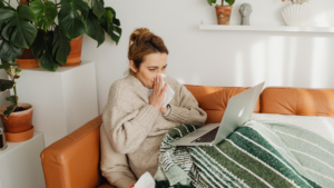 Illustrating the difference between cold and flu symptoms
